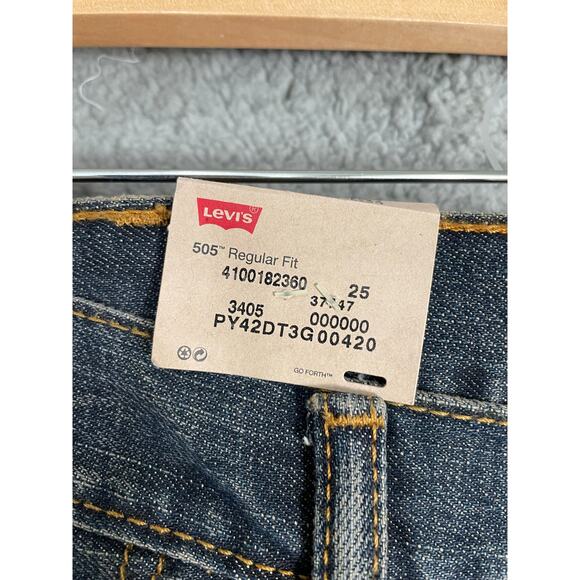 Levi’s‎ 505 Regular Fit Straight Leg Jeans 38x34 Men’s Blue Denim NWT - Picture 6 of 14